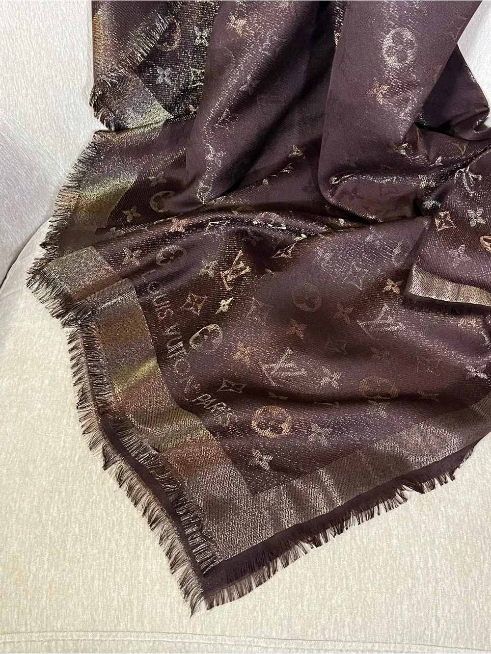 Brown scarf unisex